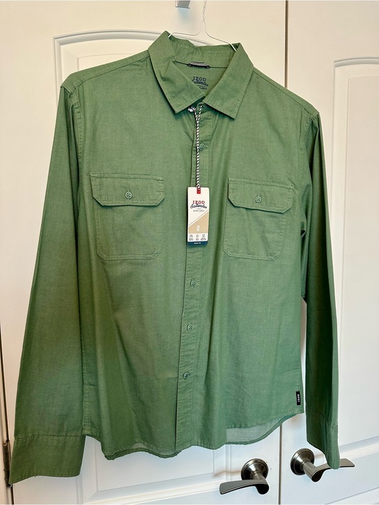 Izod Other - NWT! Izod Saltwater Slim Fit Shirt in Green